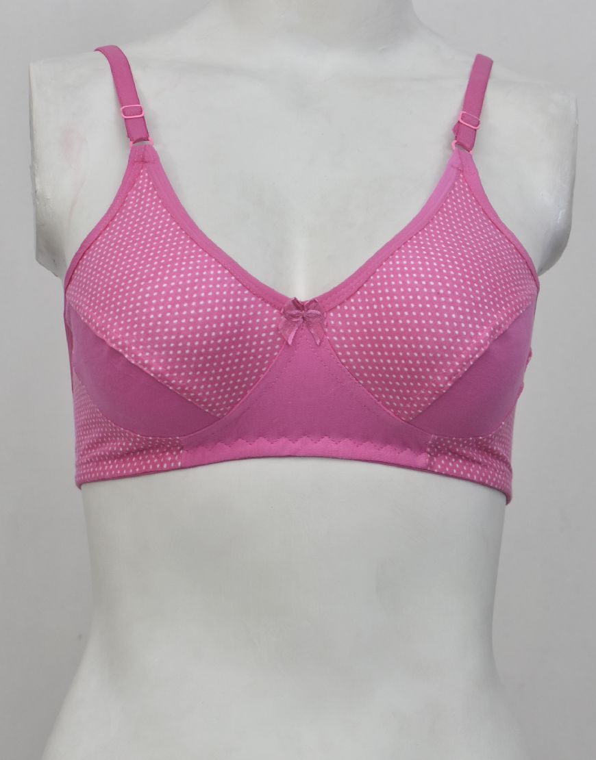 Printed Stretchable Cotton Bra FN114
