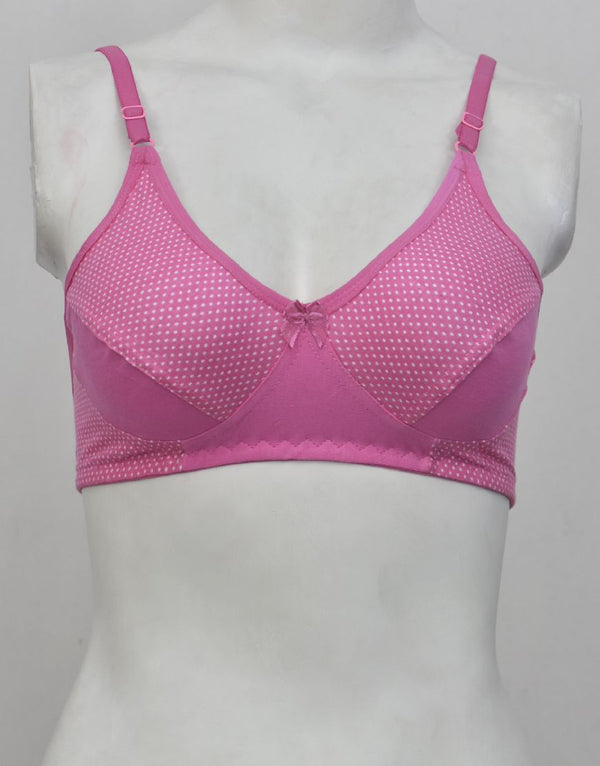 Printed Stretchable Cotton Bra FN114