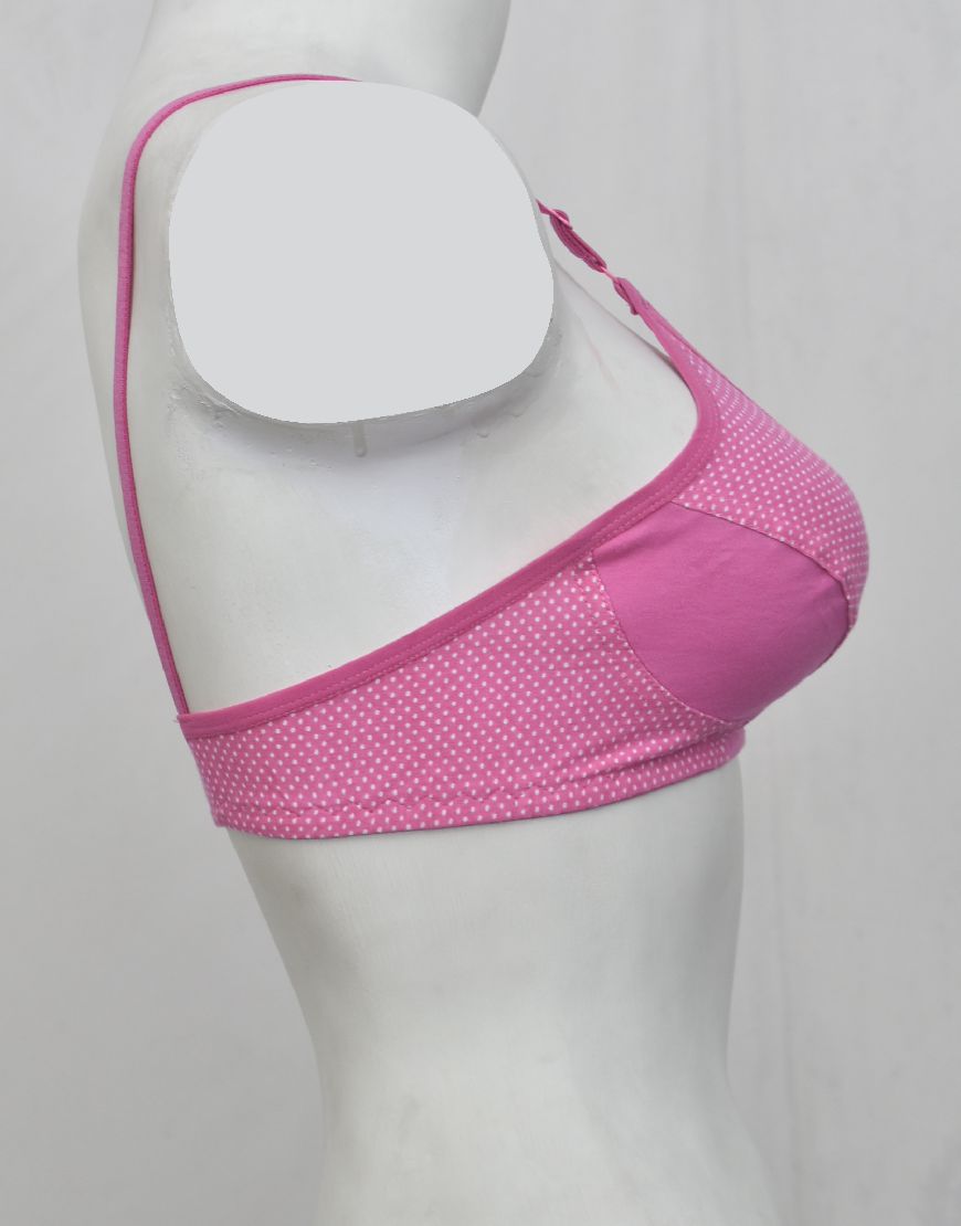 Printed Stretchable Cotton Bra FN114