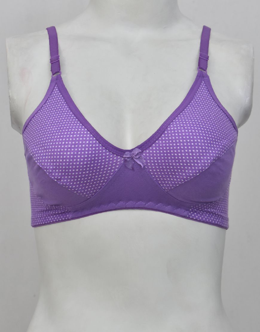 Printed Stretchable Cotton Bra FN114