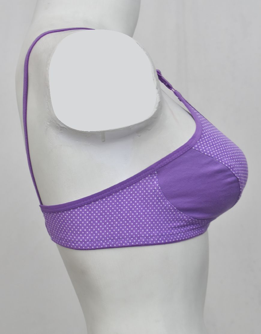 Printed Stretchable Cotton Bra FN114