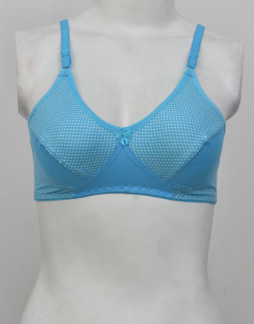 Printed Stretchable Cotton Bra FN114