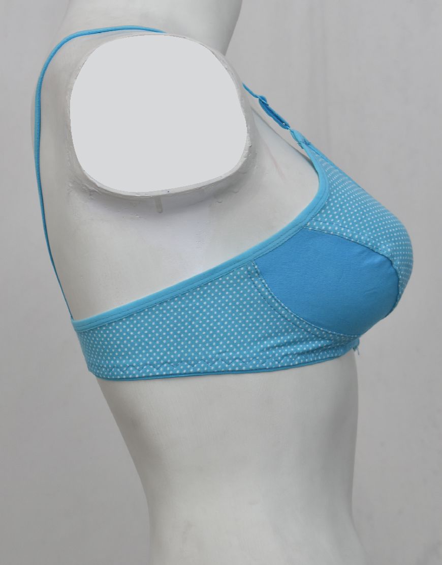 Printed Stretchable Cotton Bra FN114