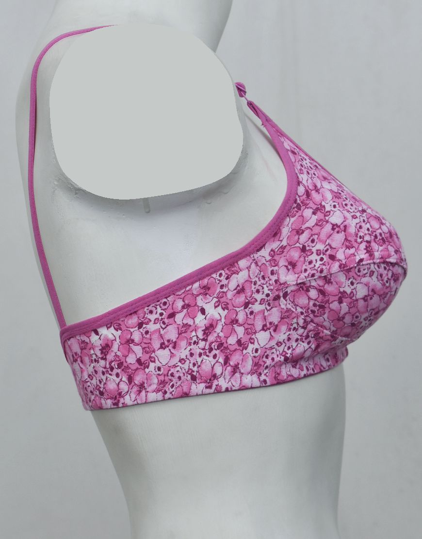Printed Stretchable Cotton Bra FN110