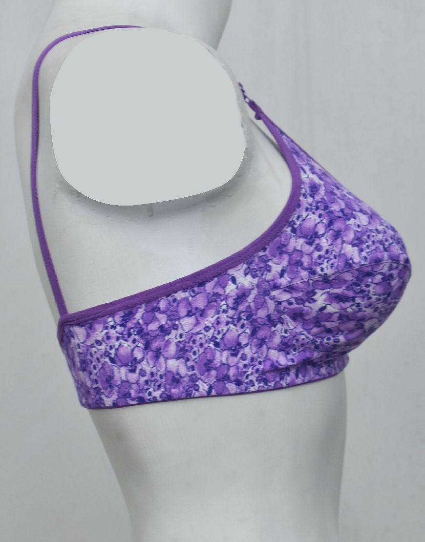 Printed Stretchable Cotton Bra FN110