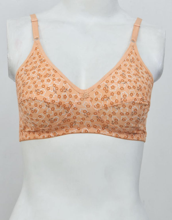 Printed Stretchable Cotton Bra FN113