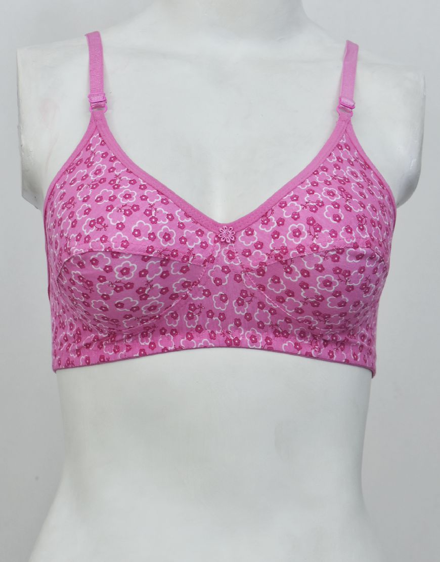 Printed Stretchable Cotton Bra FN113
