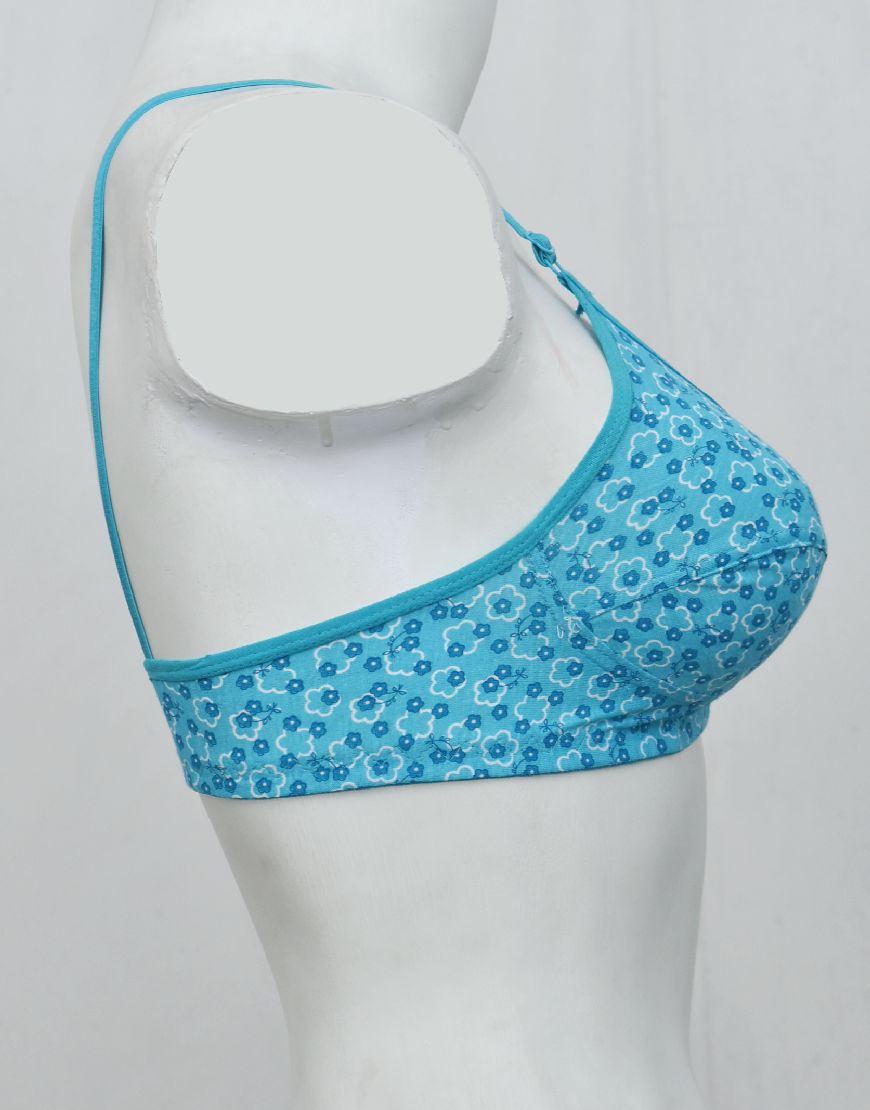 Printed Stretchable Cotton Bra FN113