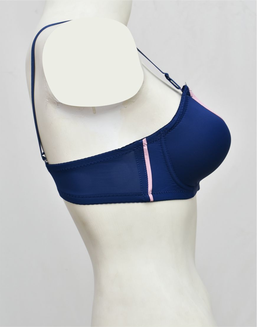 Modern Single Padded Bra with Removable Straps