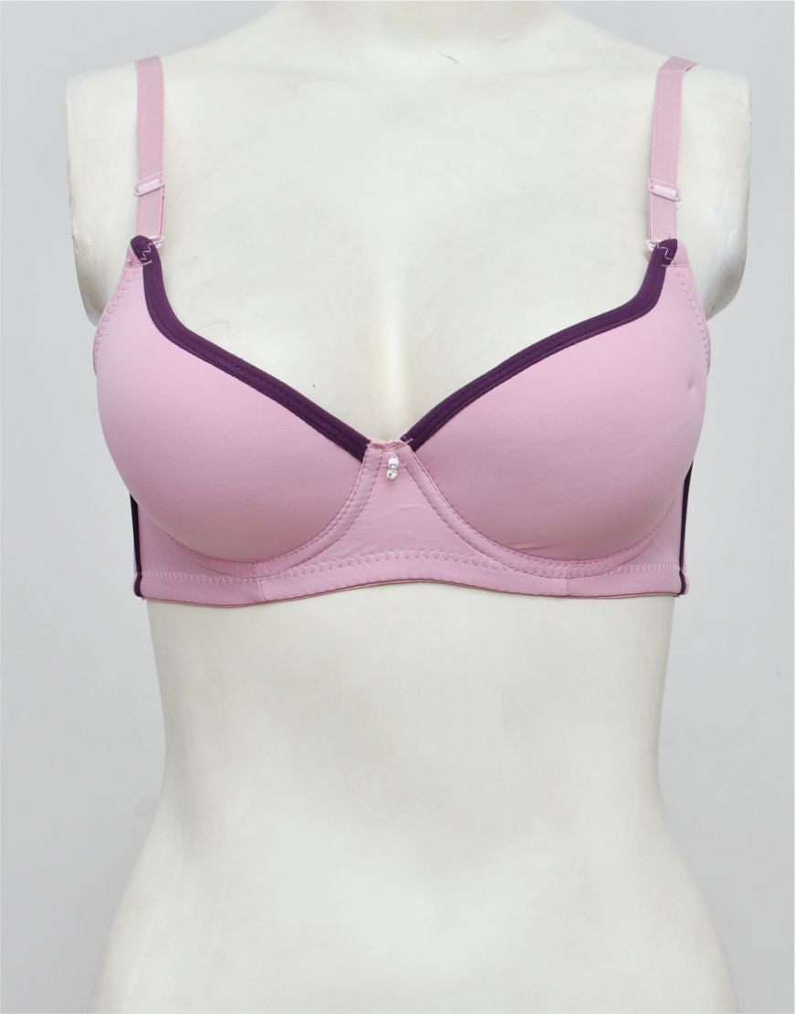 Modern Single Padded Bra with Removable Straps