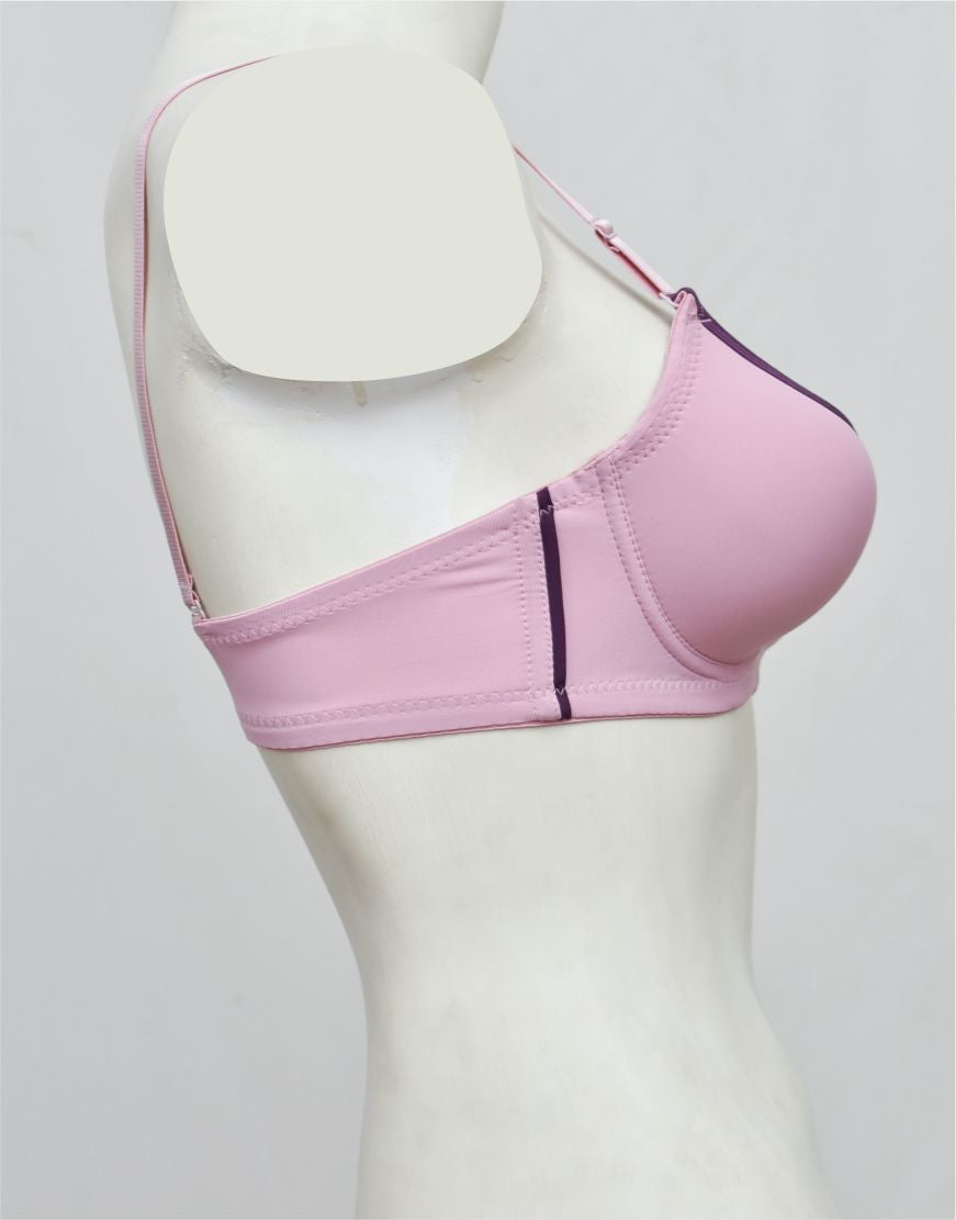 Modern Single Padded Bra with Removable Straps