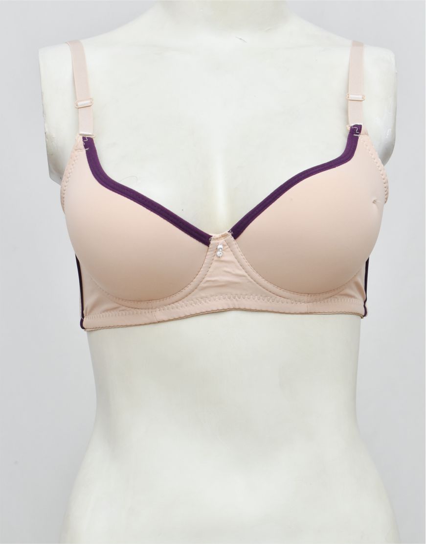 Modern Single Padded Bra with Removable Straps