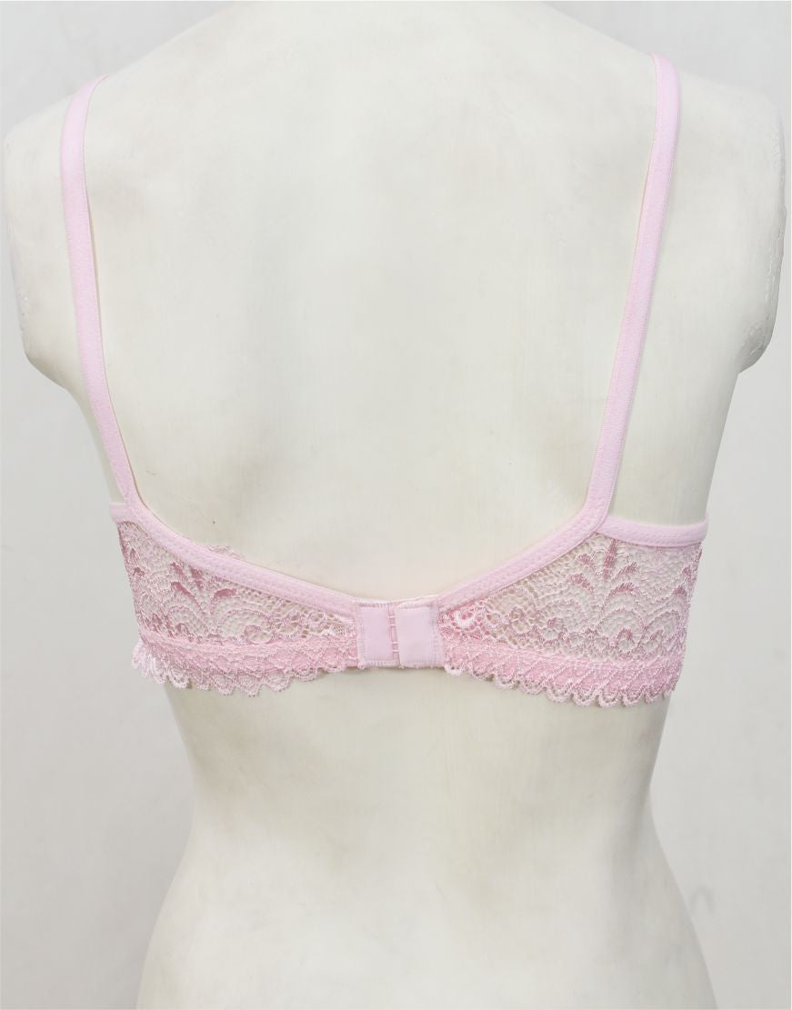Floral Lace Net Fancy Bra (FB82)