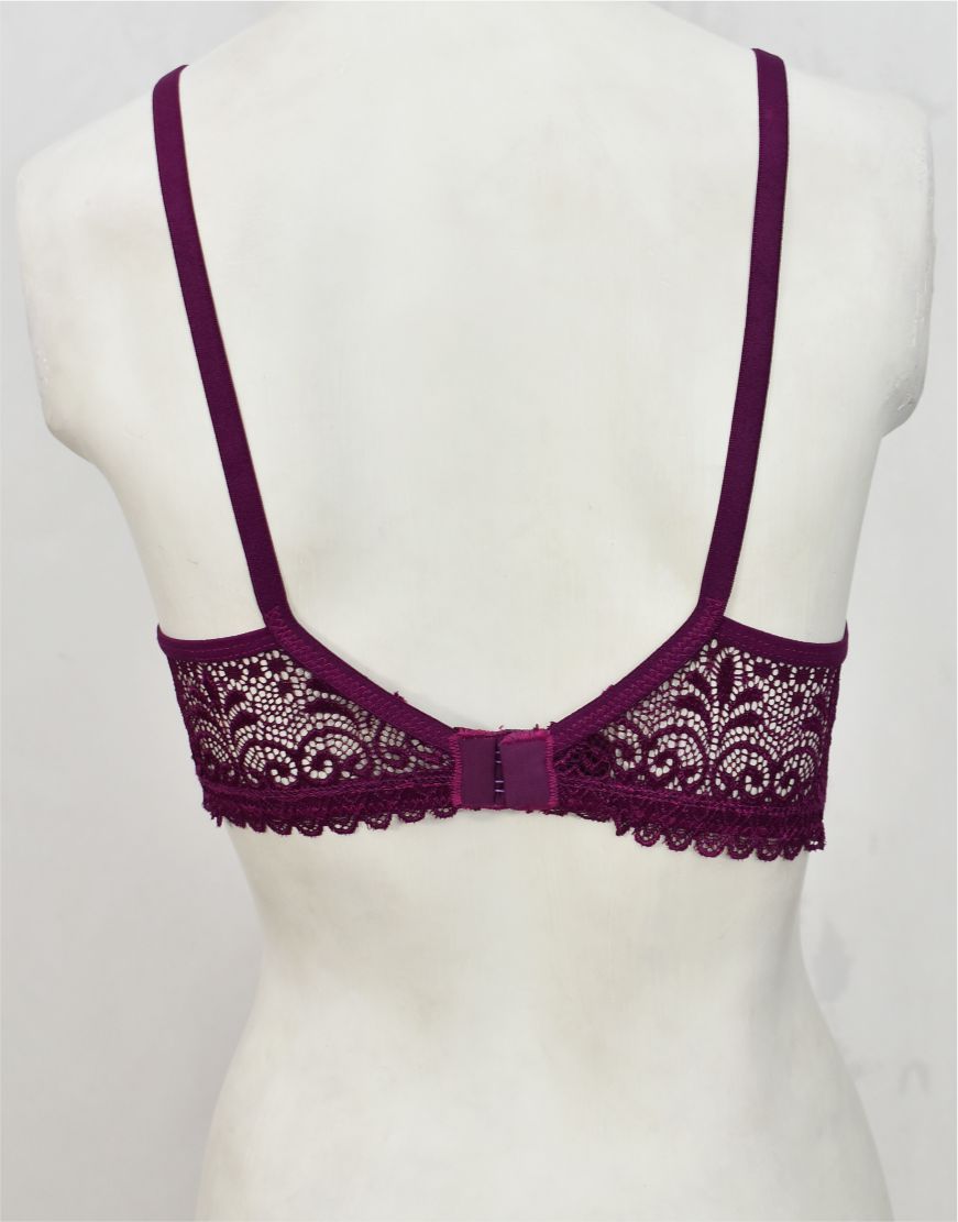 Floral Lace Net Fancy Bra (FB82)