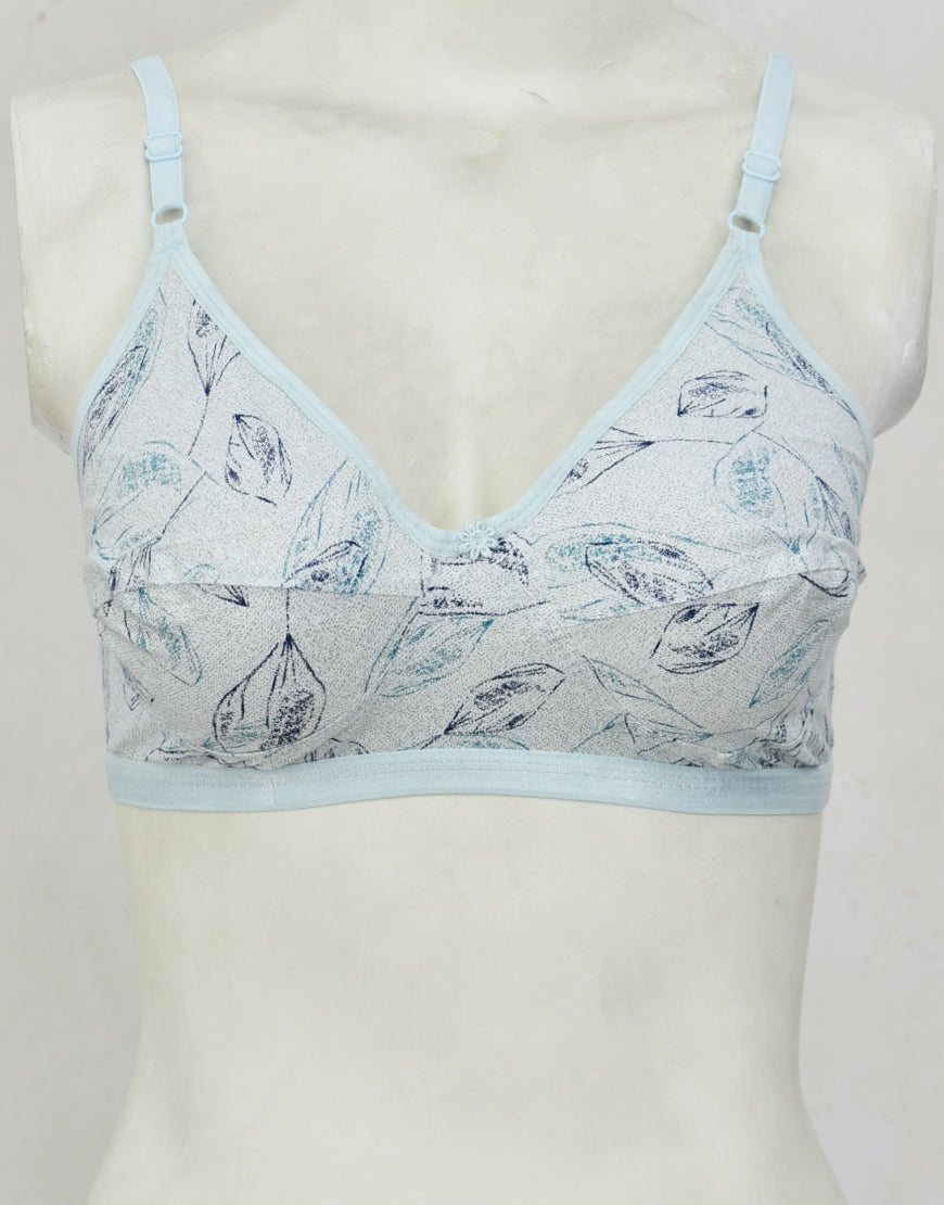 Printed Cotton Fabric Bra FN194