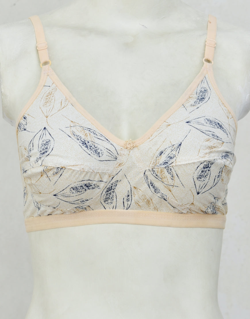 Printed Cotton Fabric Bra FN194