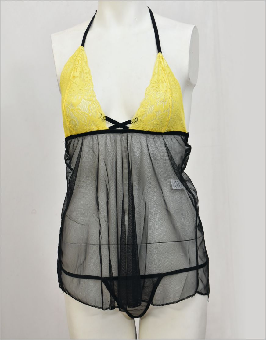 Ruselin Backless Short Babydoll BD62