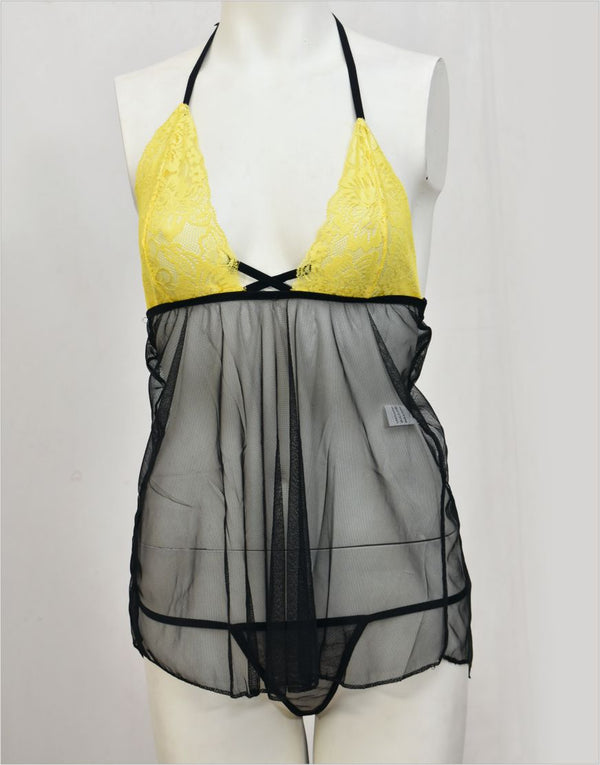 Ruselin Backless Short Babydoll BD62