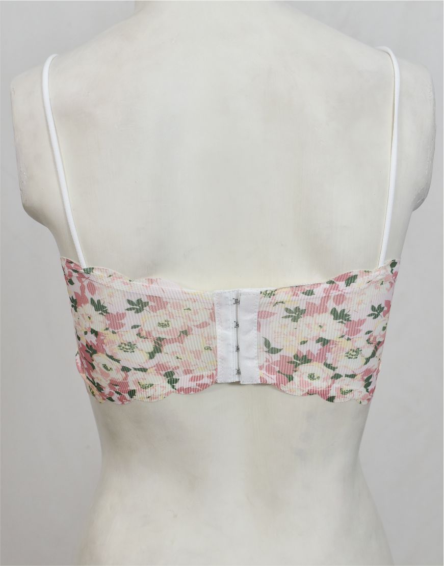 Spaghetti Straps Tube Top Bra