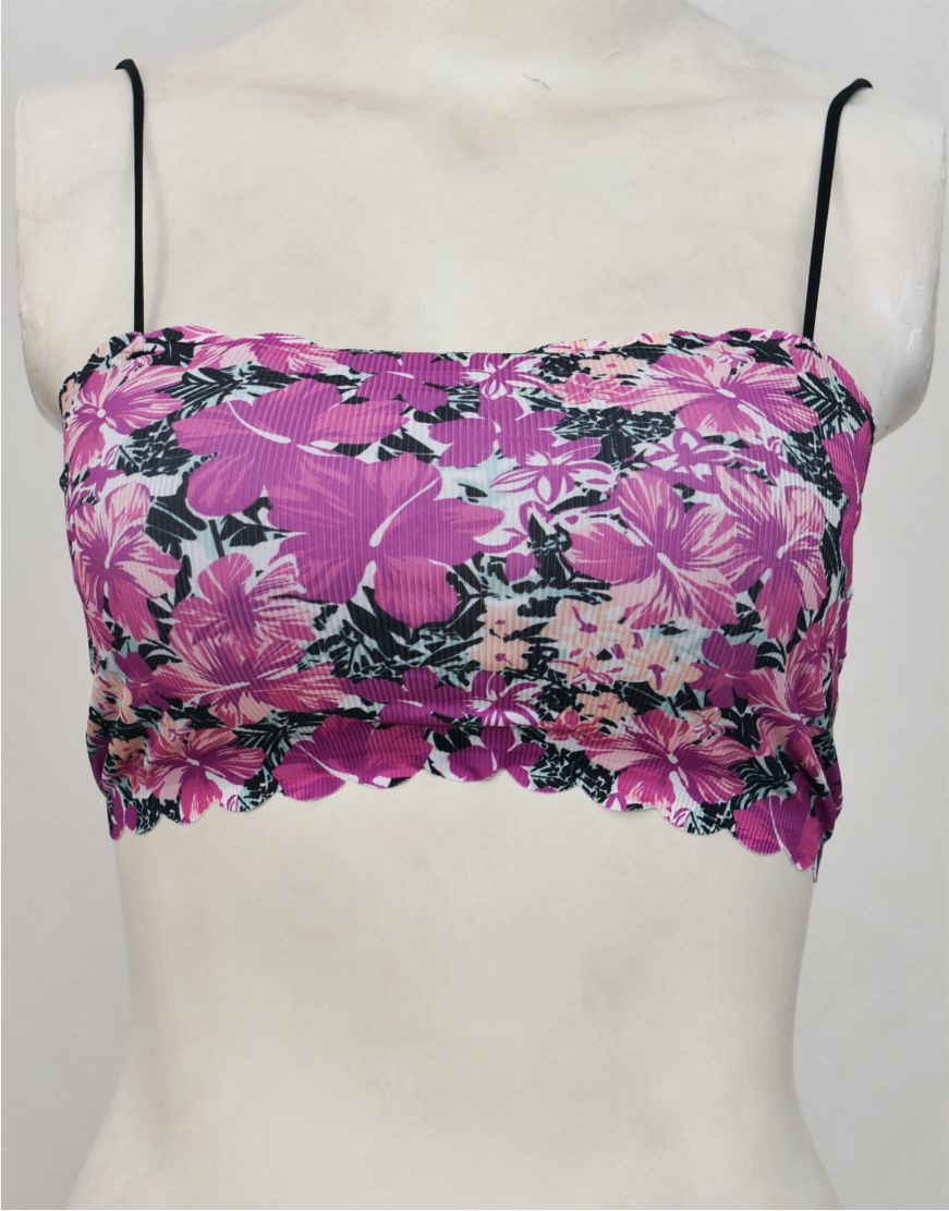 Spaghetti Straps Tube Top Bra