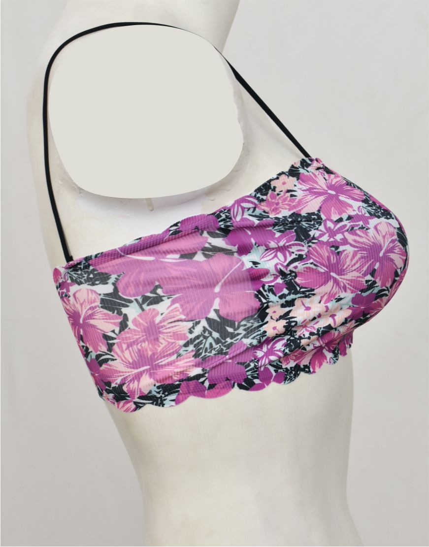 Spaghetti Straps Tube Top Bra