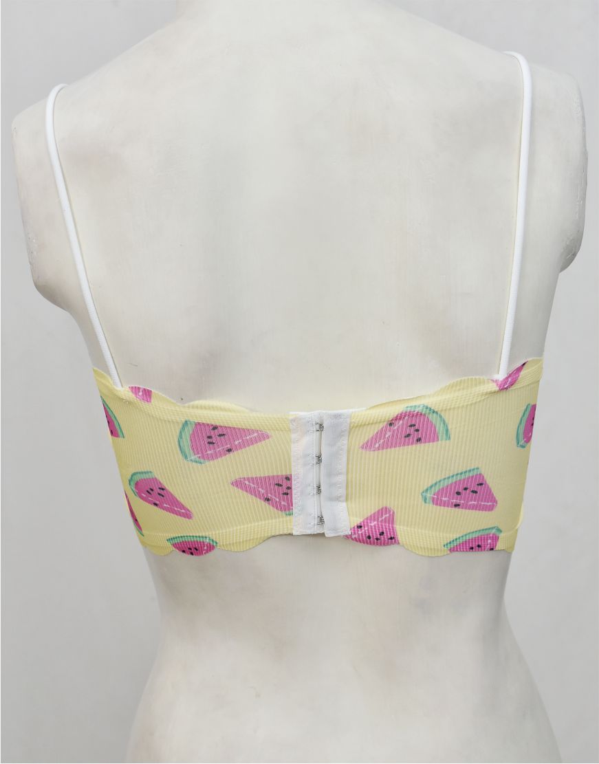 Spaghetti Straps Tube Top Bra