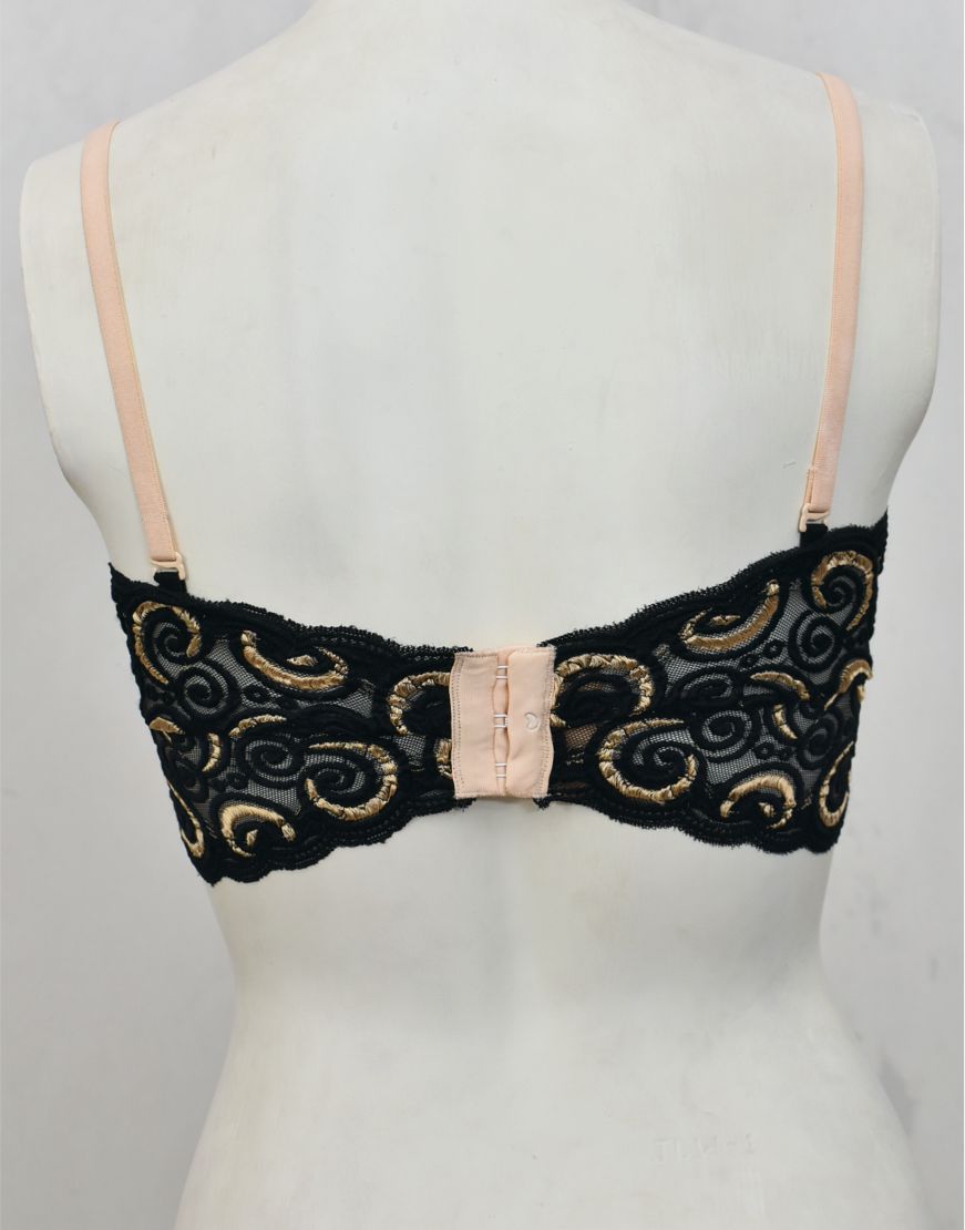 Tube Top Bra with Removable Straps and Pads