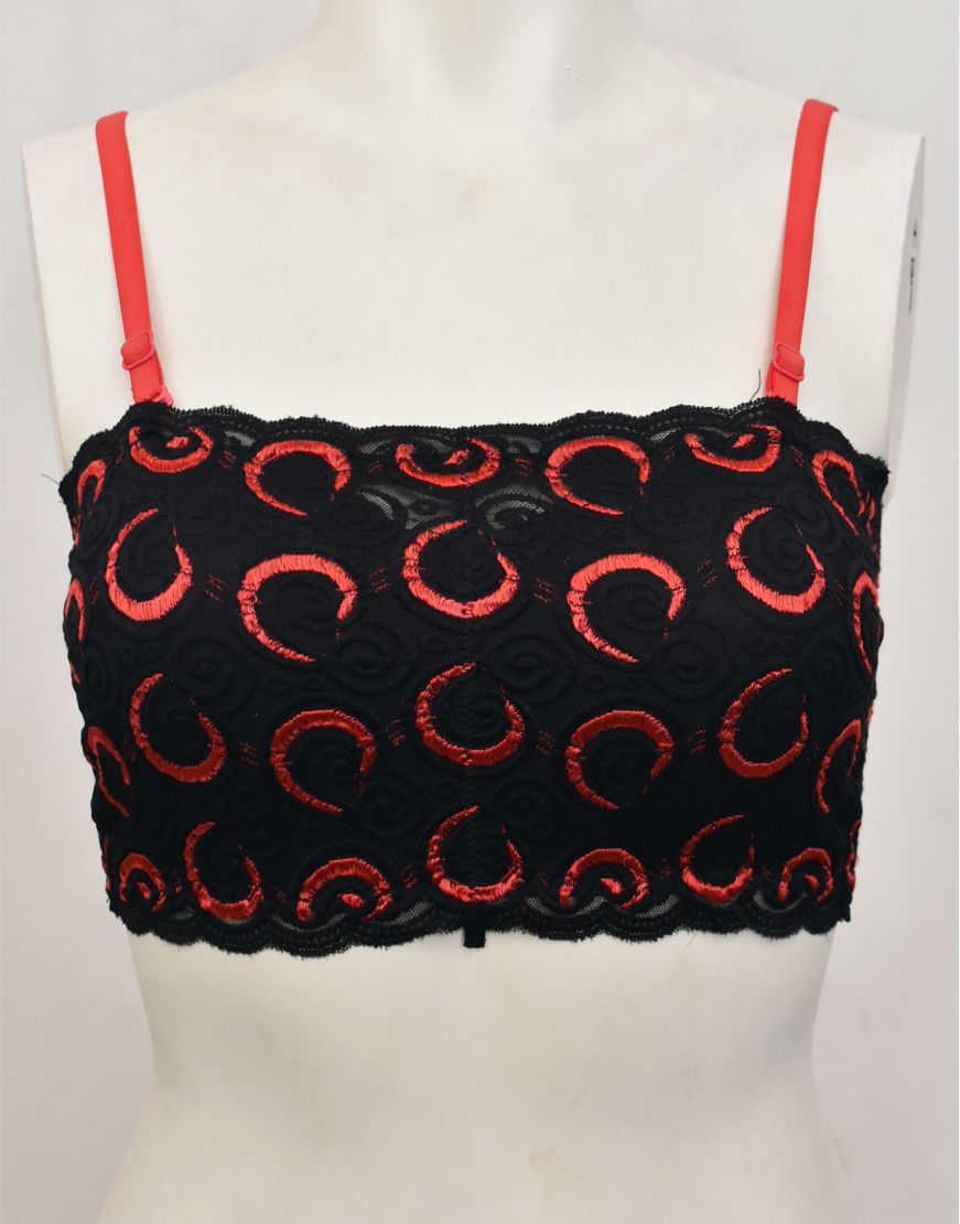 Tube Top Bra with Removable Straps and Pads