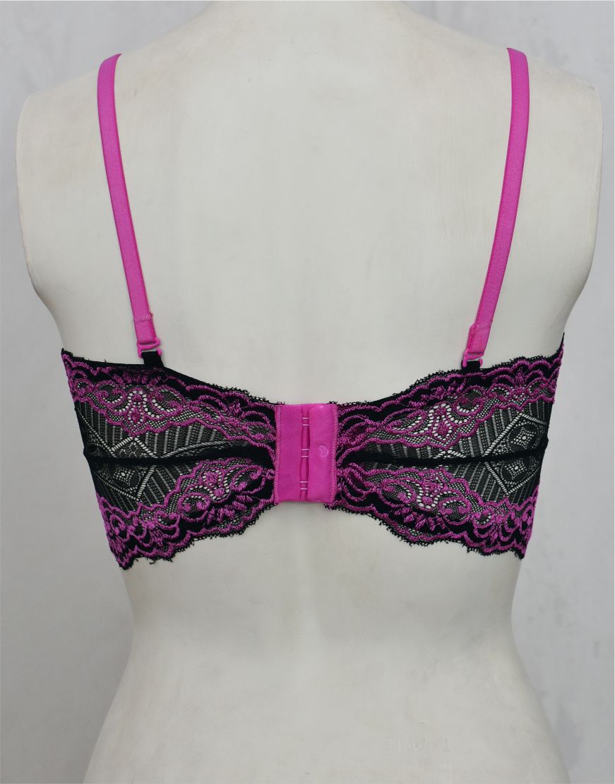 Tube Top Bra with Removable Straps and Pads