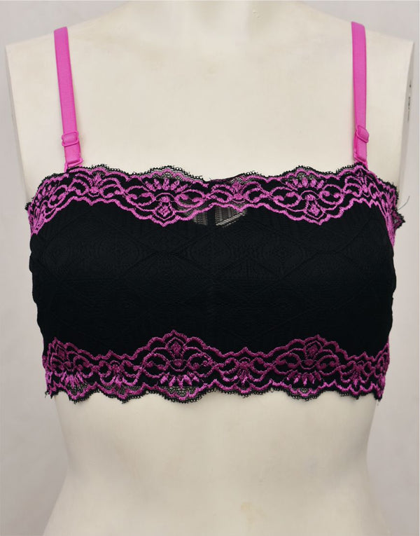 Tube Top Bra with Removable Straps and Pads