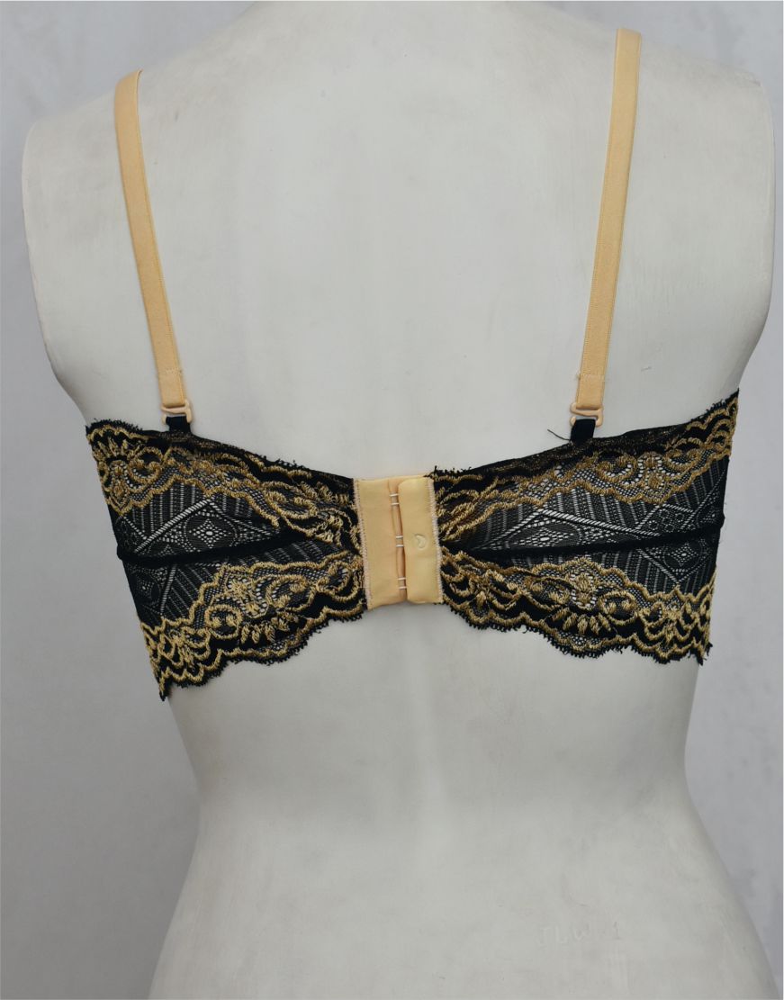 Tube Top Bra with Removable Straps and Pads