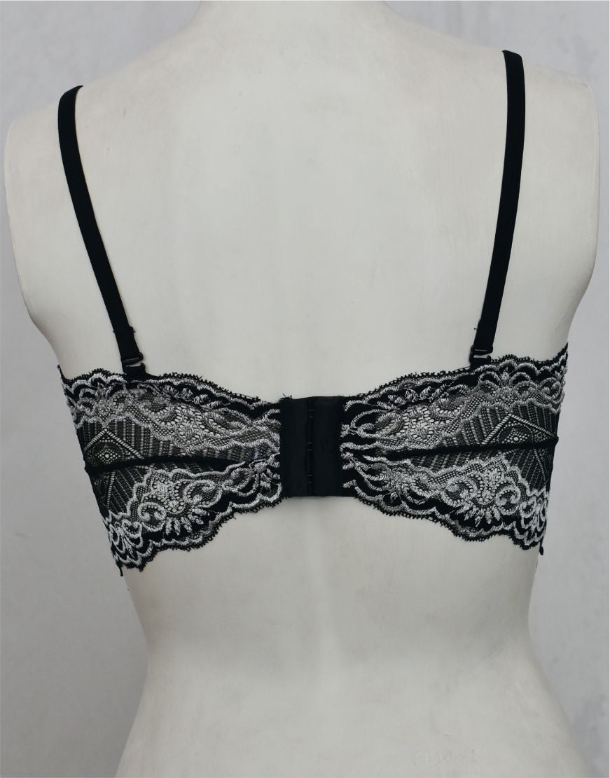 Tube Top Bra with Removable Straps and Pads