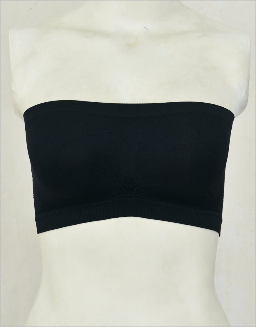 Bandeau or Tube Top Bra Non Padded BL64 (Mixed Stretch Cotton)