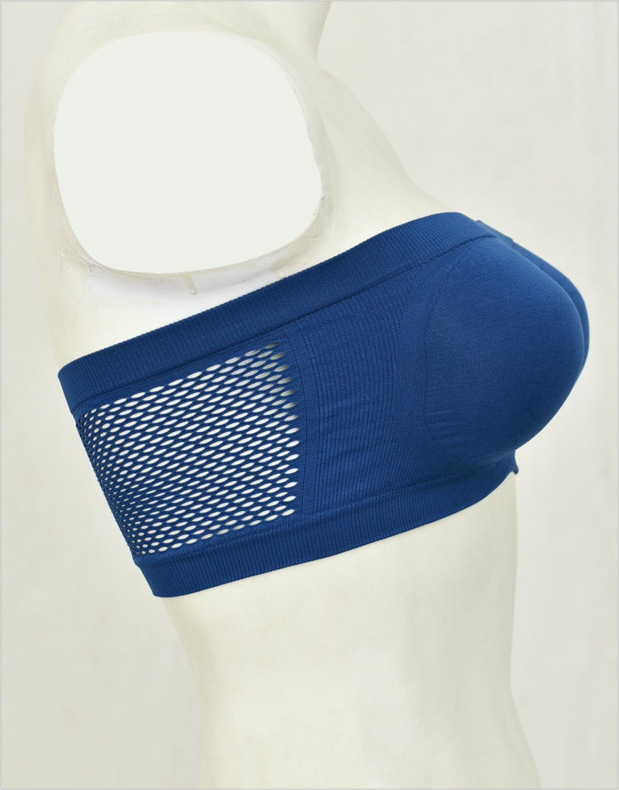 Bandeau or Tube Top Bra Non Padded BL64 (Mixed Stretch Cotton)