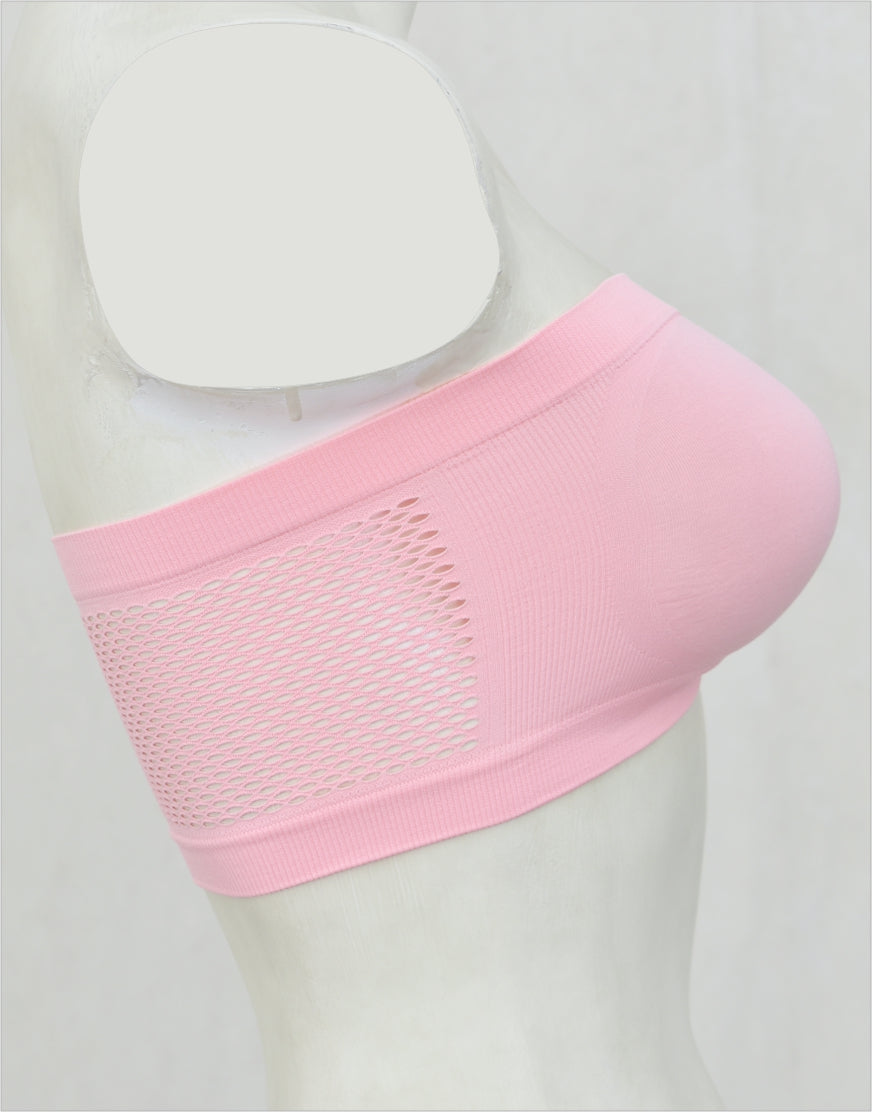 Bandeau or Tube Top Bra Non Padded BL64 (Mixed Stretch Cotton)