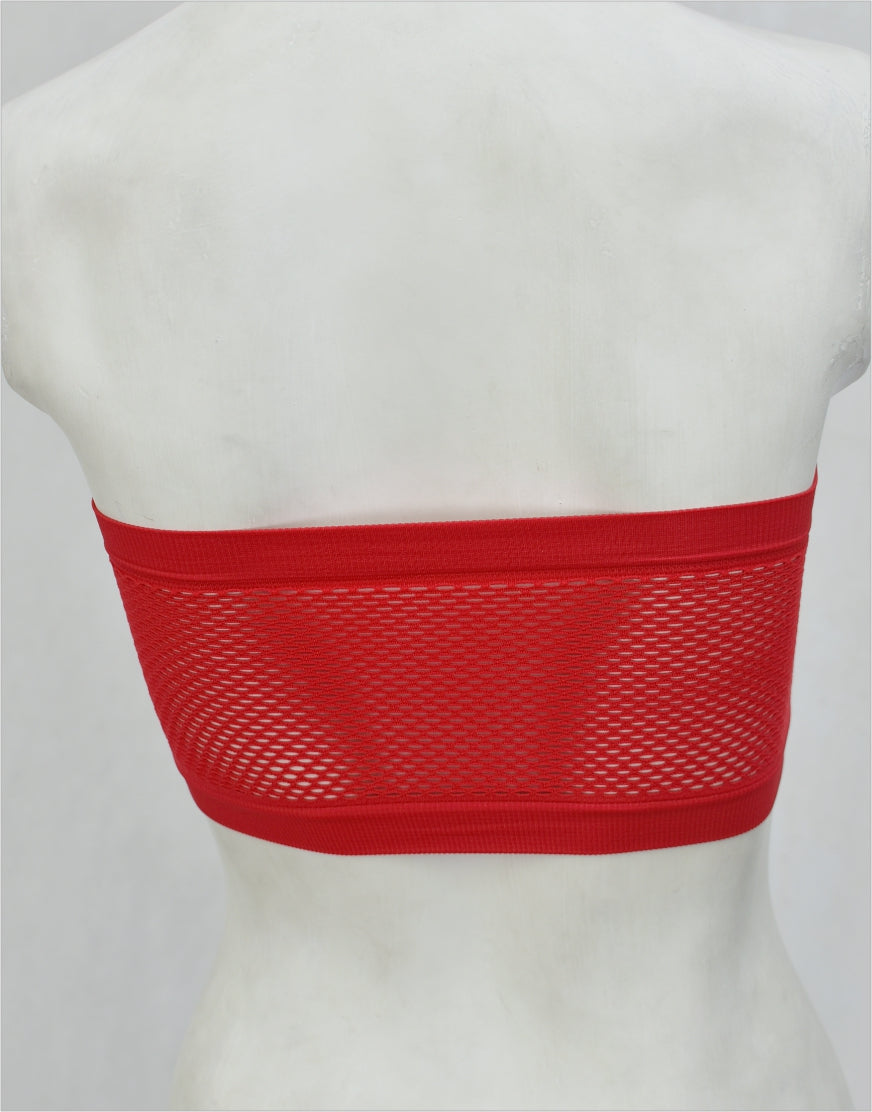Bandeau or Tube Top Bra Non Padded BL64 (Mixed Stretch Cotton)
