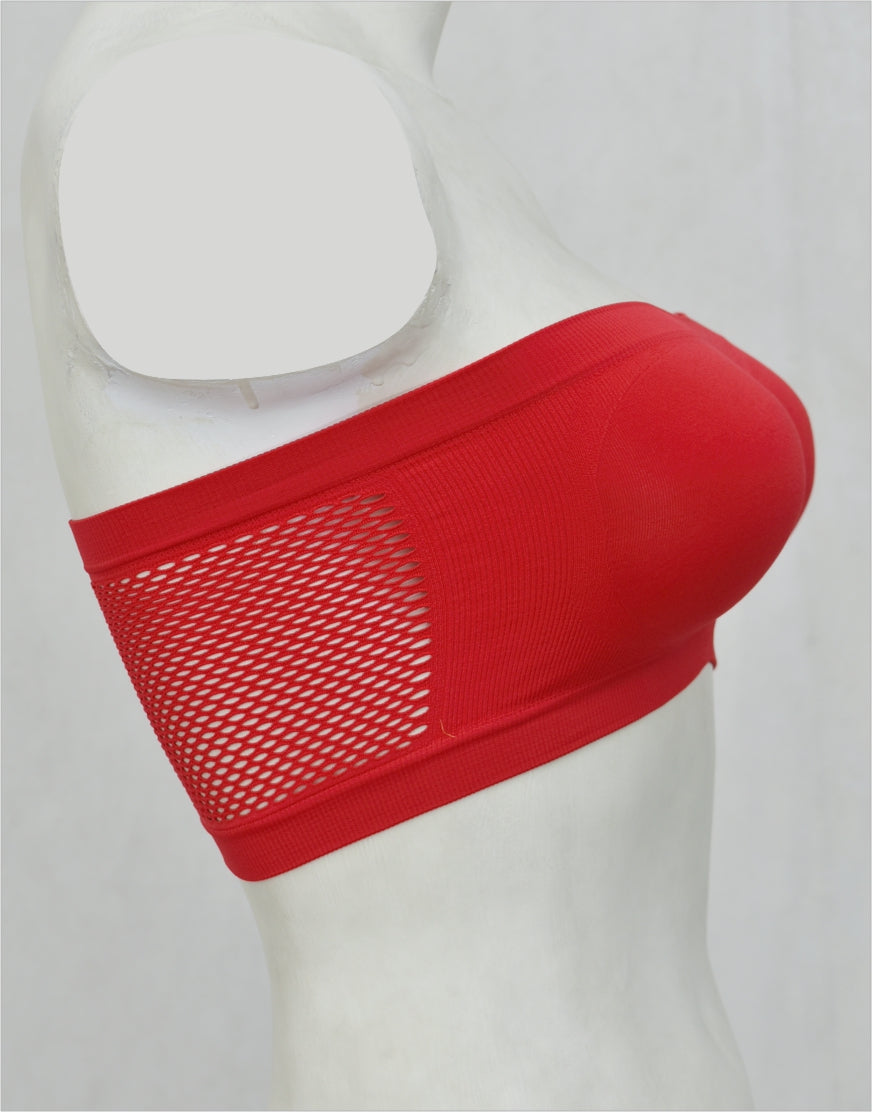 Bandeau or Tube Top Bra Non Padded BL64 (Mixed Stretch Cotton)
