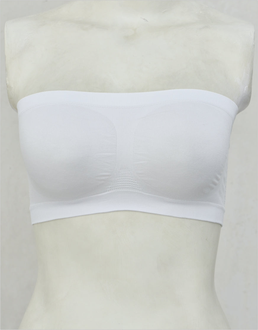 Bandeau or Tube Top Bra Non Padded BL64 (Mixed Stretch Cotton)