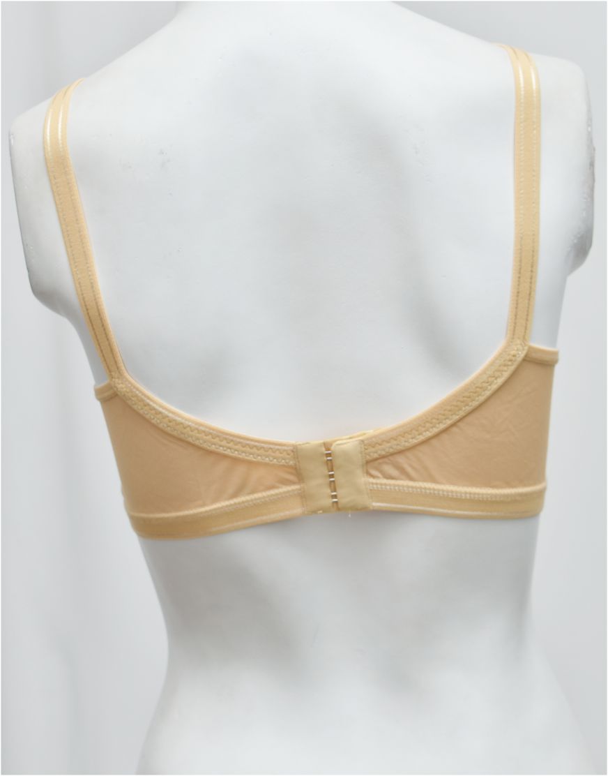 Premium Quality Cotton Woven Embroidered Stiff-CK C-Cup Bra