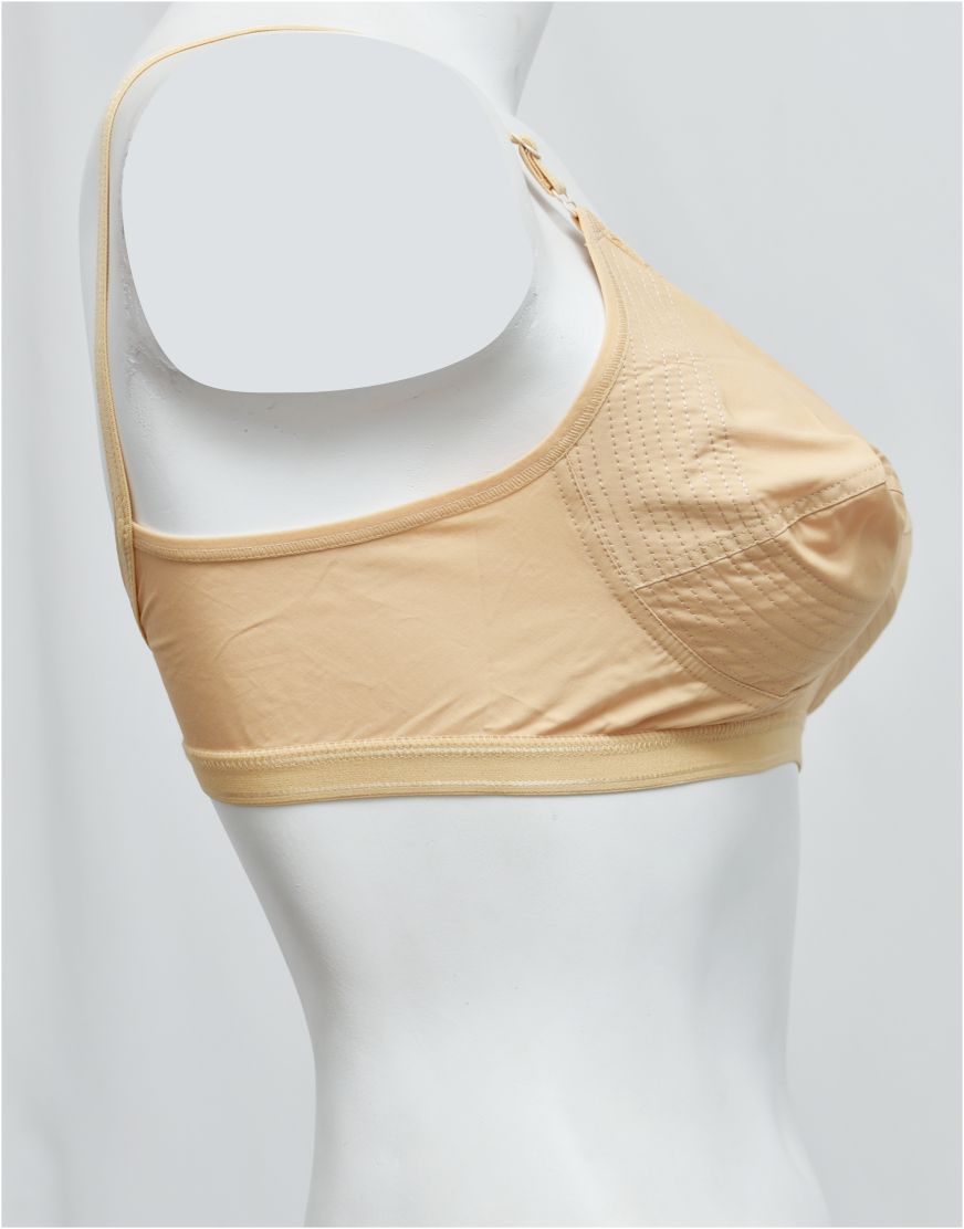 Premium Quality Summer Cotton Woven Stiff-PL C-Cup Bra