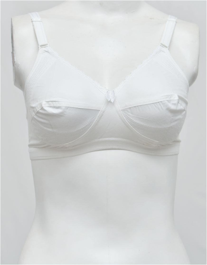 Premium Quality Summer Cotton Woven Stiff-PL C-Cup Bra