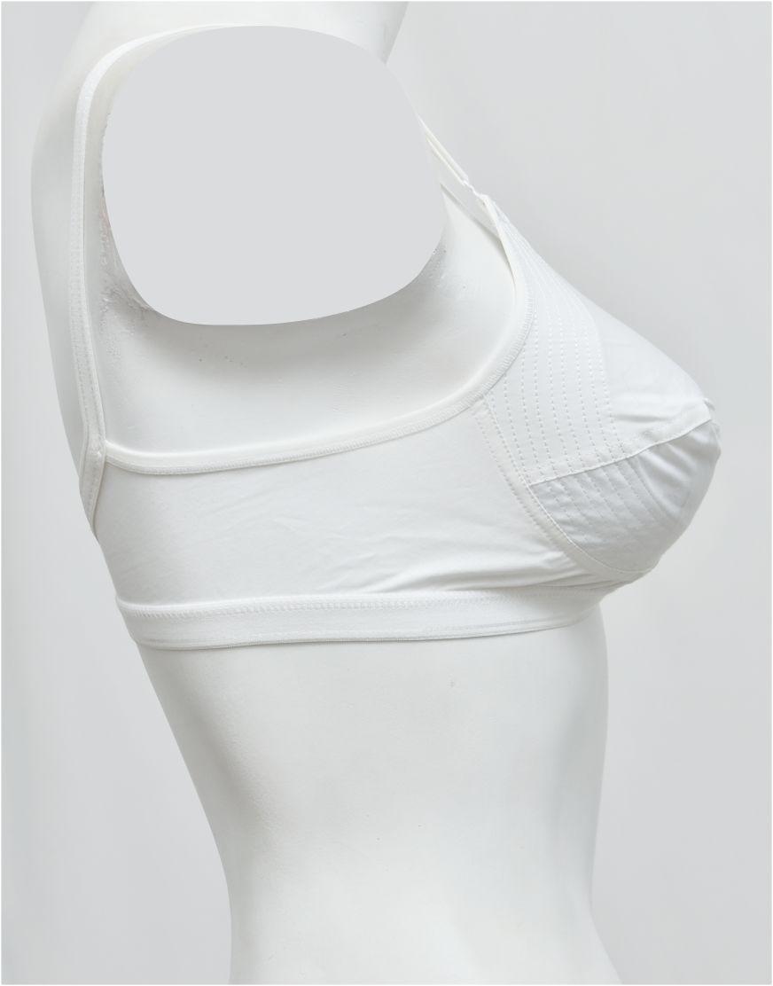 Premium Quality Summer Cotton Woven Stiff-PL C-Cup Bra