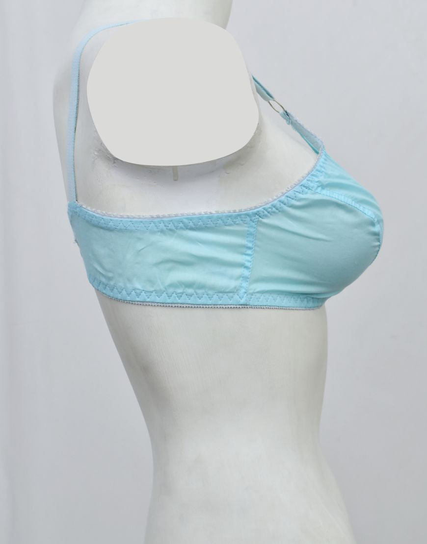 Woven Summer Fabric Bra (Non-Padded, Non Wired)
