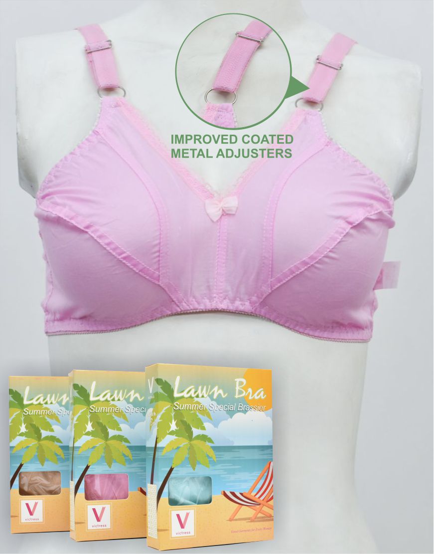 Woven Summer Fabric Bra (Non-Padded, Non Wired)