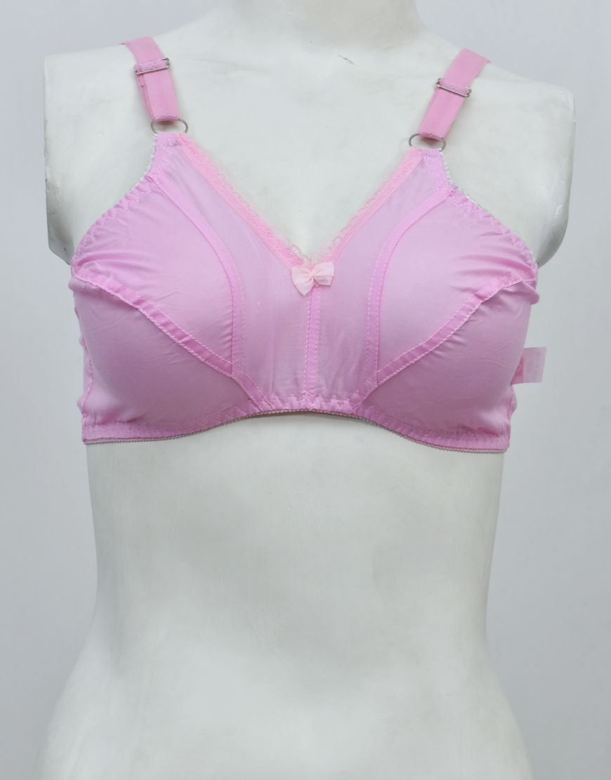 Pack of 3 Soft Fabric Bras (Non-Padded, Non Wired)