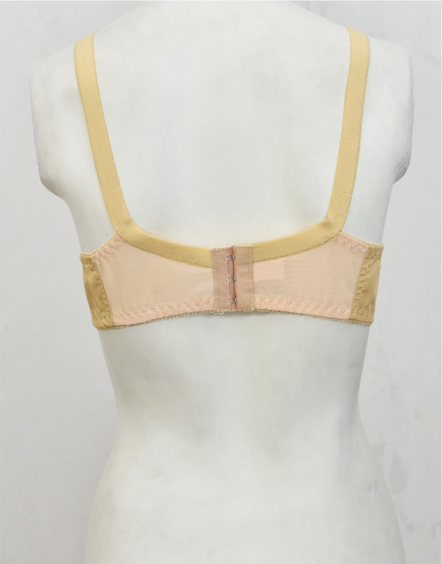 Optimum Support Full Cup Cotton Woven Fabric Bra - SC-BFO