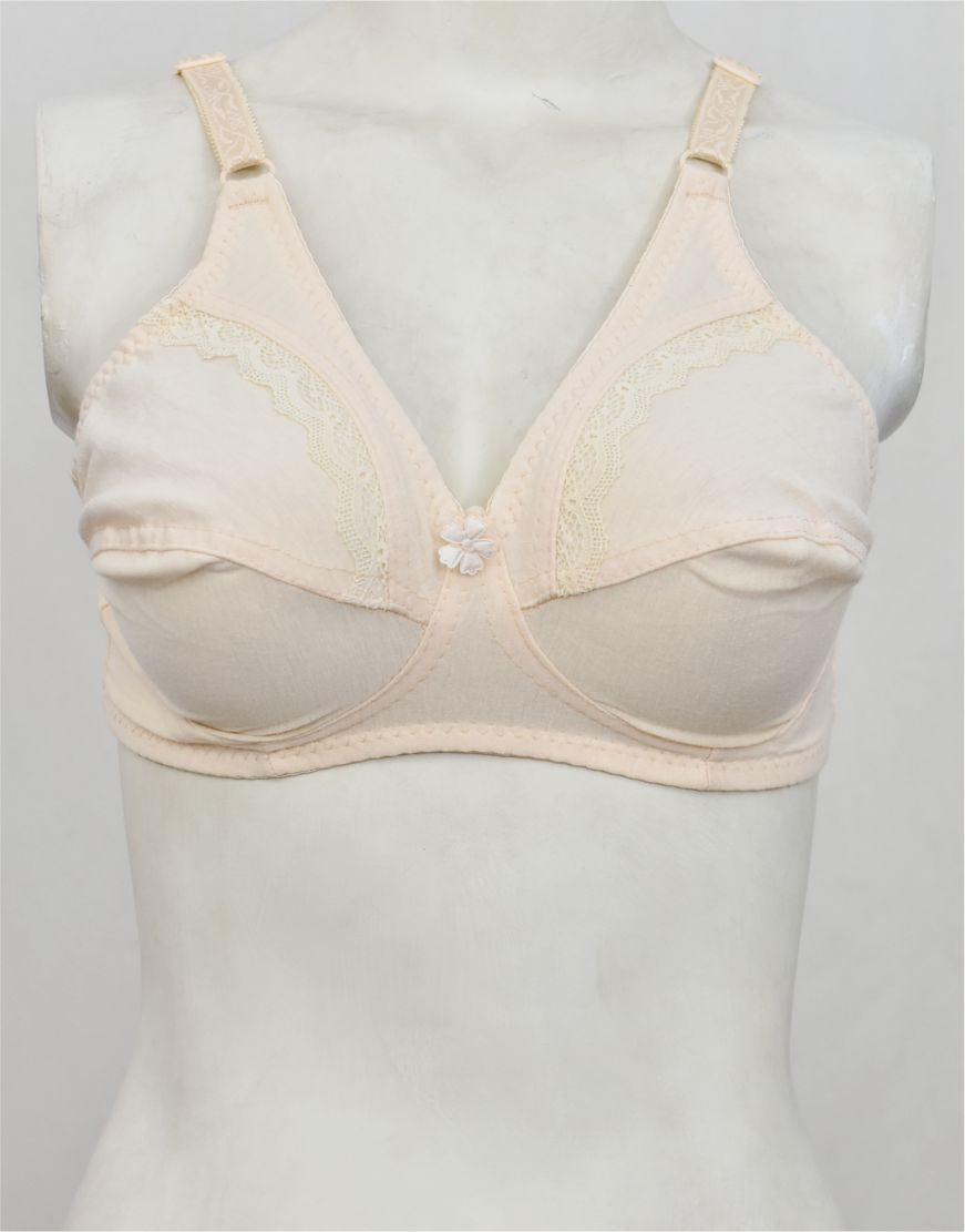 Soft Cotton & Lace Bra