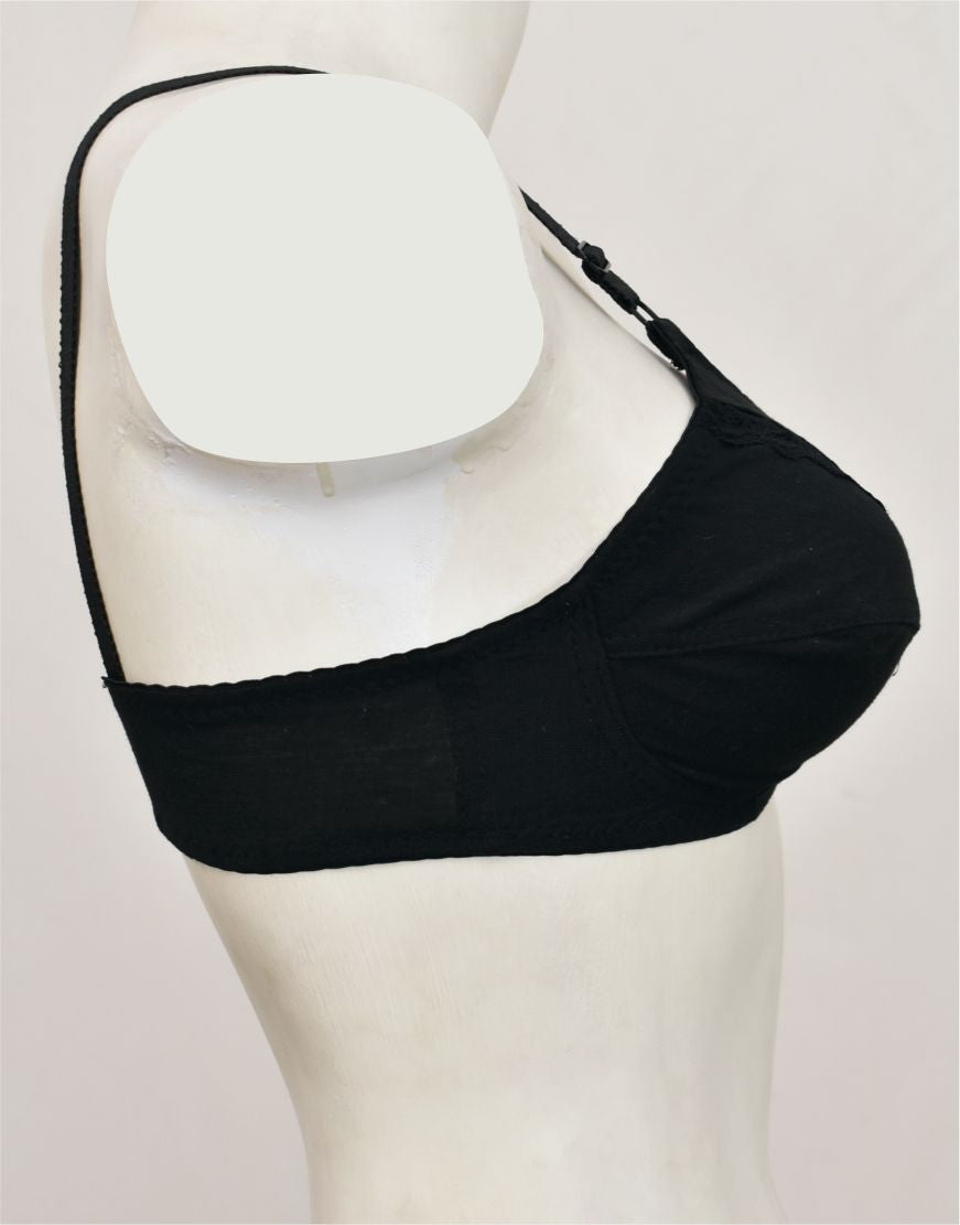 Soft Cotton & Lace Bra