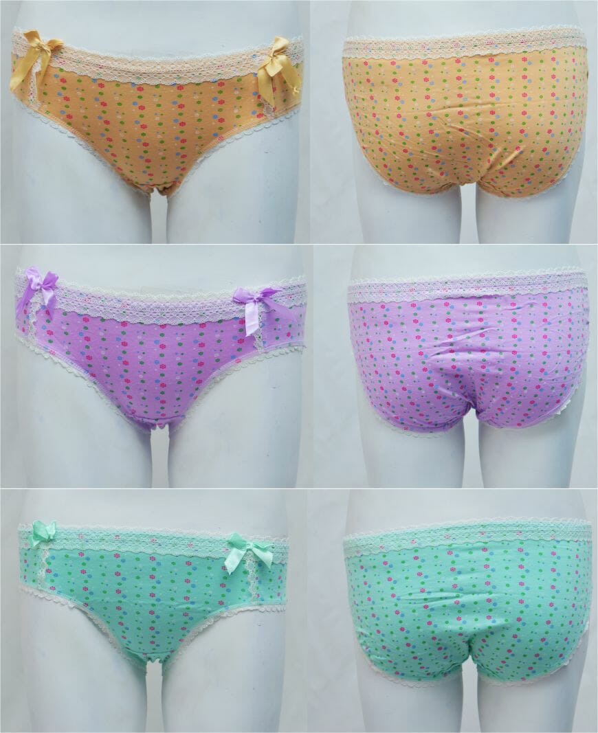 Pack of 3 Ultra Soft Lace Classic Briefs