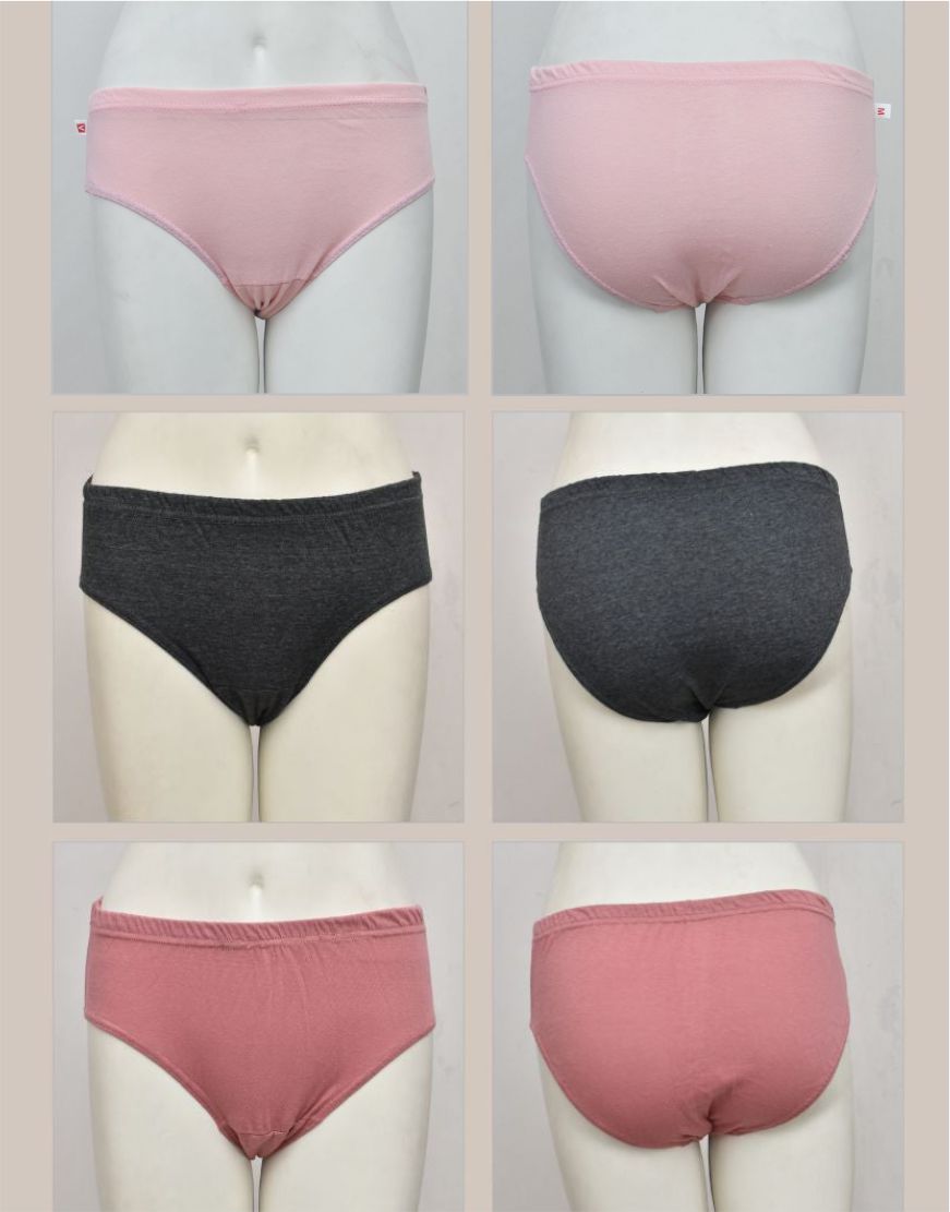 Pack of 3 Cotton Stretchable Panties CB50